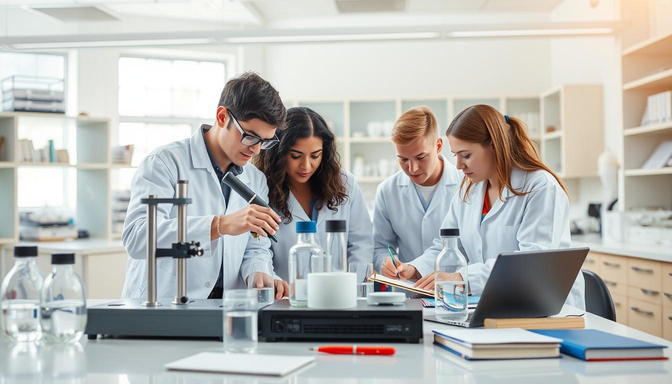 Structured study materials and learning resources on a desk