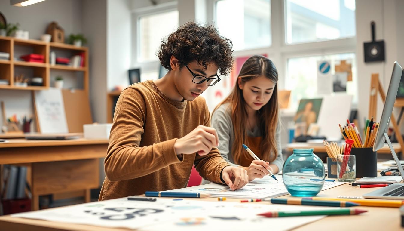 Modern university campus for students